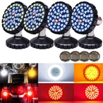 4PCS Front +rear Led Turn Signal Light 1157 Bulb For Harley Touring Dyna Softail. Fixed Price $35.11.