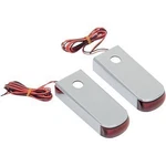 Alloy Art Chrome Red Led Fender Strut Marker Lights For Harley 84-17 Softail. Fixed Price $182.90.