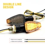 Motorcycle Dirt Bike Dual Sport Supermoto Turn Signal Amber Light Blinker Ea. Fixed Price $11.39.