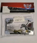 Custom Dynamics Truflex Motorcycle License Plate Frame Chrome TF04-B/C TF05-B/C. Fixed Price $84.95.