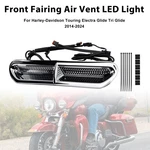 Front Fairing Vent Led Light For Touring Street Glide 2014-2024 Chrome. Fixed Price $66.20.