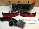 Nos Harley 14-20 Ultra Classic Limited Led Electraglo Saddlebag Lights Black Red. Fixed Price $176.00.