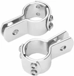 Show Chrome 22-125 Round 1/4IN Universal Clamps For Pegs/lights. Fixed Price $33.95.