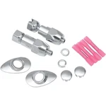 Drag Specialties 2020-0410 Chrome Rear Turn Signal Relocation Kit. Fixed Price $74.85.