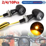 Motorcycle Led Bullet Mini Turn Signal Light Blinker For Bobber Cafe Racer Amber. Fixed Price $14.21.