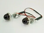 License Plate Frame Bolt Set With Glass Lens And Led Light For Harley Custom. Fixed Price $32.31.