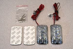 K&s Led Mini-marker Light Rectangle Chrome Amber 25-9753. Fixed Price $33.95.