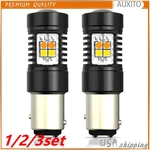 Auxito Switchback Led Front Turn Signal Light 1157 Bulb 2357 Amber White 1/2SET. Fixed Price $8.54.