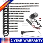 12PCS Motorcycle Rgb Led Neon Under Glow Lights Strip Kit With Remote Control Us. Fixed Price $34.99.