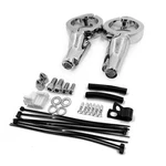 Chrome Front Turn Signal Relocation Kit For Harley Fxd Dyna 2008-2017. Fixed Price $65.95.