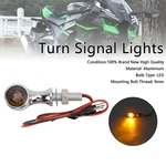 12V Led Turn Signal Indicator Light 8MM Universal Motorcycle For Suzuki Chrome. Fixed Price $19.65.