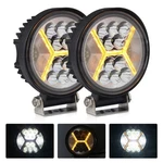 2PCS Round Led Pods Driving Lights Bar With Amber Drl - 117W 12000LM Fl.... Fixed Price $47.49.