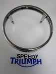 Triumph Street Scrambler / Twin Speed 900 Headlight Rim Chrome T2704014. Fixed Price $106.59.