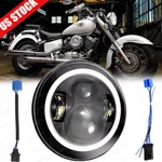 7" Motorcycle Led Headlight Hi-lo Chrome For Yamaha Vstar Xvs 650 1100 Classic. Fixed Price $32.44.