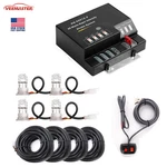 Strobe Lighting System Kit 4 80W Bulbs Hide Away Hazard Emergency Warn. Fixed Price $75.54.