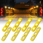 Xprite 8PCS Amber Led Strip Lights Waterproof Truck Decorative Cargo Bed. Fixed Price $16.13.