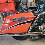 Saddlebag Guards Rear 4 Harley Touring Electra Street Glide Flh 97-08 Road King. Fixed Price $160.20.