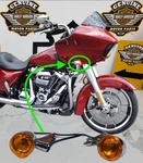 Oem Harley 15-25 RG3 & Touring Road Glide Chrome Front Turn Signals Amber Lens. Fixed Price $149.95.