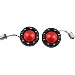 Custom Dynamics Black Red Probeam Bullet Ringz 1156 Rear Turn Signals. Fixed Price $149.95.