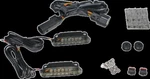 Custom Dynamics CD-LR-07-S Light Luggage Rack Smk. Fixed Price $163.86.