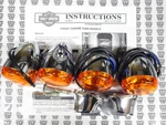 Harley Davidson Nos New 69065-05 Chrome Signal Kit Vrscr V-rod. Fixed Price $249.99.