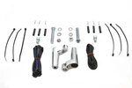Chrome Front Turn Signal Mounts Relocation Kit For Harley Sportster / Dyna Fxr. Fixed Price $48.95.