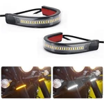 2PCS Motorcycle Turn Signals Led Blinkers Fork Strip Indicator Amber Universal. Fixed Price $10.19.