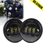 Pair 4.5" Inch Led Spot Passing Lamp Halo Fog Lights For Harley Motorcycle 1/2. Fixed Price $35.28.
