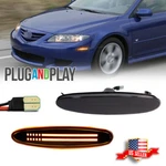 Smoked Lens Amber Led Front Bumper Side Marker Light For 03-08 Mazda 6 Mps Gg Gy. Fixed Price $34.99.