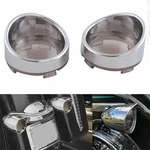 Turn Signal Light Smoke Lens Cover Bezel Visor Fit For Harley Touring Road Glide. Fixed Price $51.84.