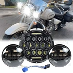 For Yamaha Road Star Silverado XV1600 7" Led Headlight + 4.5" Fog Passing Lights. Fixed Price $53.89.