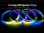 4PCS 6.5" Rgb Chasing Led Halo Rings For Car Truck Audio Speaker Custom Lighting. Fixed Price $115.43.