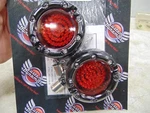 Custom Dynamics Billet Flats Rear Turn Signals Red Flst Flht FTRB-RR-1156-R. Fixed Price $101.21.