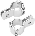 Show Chrome Clamp 1-1/4" Round 22-125. Fixed Price $42.49.