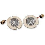 Custom Dynamic GEN-200-A-1156T Flat Amber Led Turn Signal Inserts. Fixed Price $65.95.