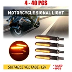 4-40X Led Motorcycle Turn Signal Indicator Amber Blinker Light Drl Kit Universal. Fixed Price $104.88.