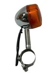 Harley Davidson Oem Front Turn Signal Light HD-1 Sae Dp 85 Dot Pm Amber W/clamp. Fixed Price $53.95.