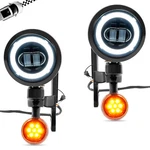 Fog Light Bracket Turn Signal Led For Harley Street Glide Road King 1994-UP. Fixed Price $121.50.