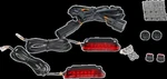 Custom Dynamics CD-LR-07-R Light Luggage Rack Red. Fixed Price $84.95.