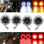 1157 Led Turn Signal Bullet Chrome For Harley Dyna Super Wide Glide Custom Fltrx. Fixed Price $46.00.