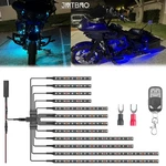 12PCS Rgb Led Neon Under Glow Lights Strip Kit For Harley Touring Road Glide. Fixed Price $44.06.