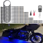12PCS Rgb Led Neon Under Glow Light Strip Kit For Harley Touring Road King Glide. Fixed Price $44.18.