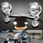 Chorme Passing Turn Signal Light Bar For Harley Sportster 883 1200 Xl Motorcycle. Fixed Price $69.99.