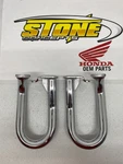Oem 13-17 Honda Goldwing GL1800 Chrome Rear Left & Right Engine Saddlebag Guards. Fixed Price $35.00.