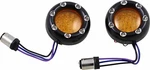 Arlen Ness 12-759 Fire Ring Kit-amber Lens-black Trim-white Led-dual. Fixed Price $116.22.