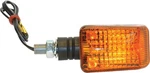 & Dot Approved Halogen Mini-stalk Turn Signal Black With Amber Lens #25-7500. Fixed Price $54.18.