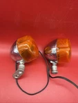 Harley Davidson Chrome Front Left Right Turn Signals HD-1 Sae Dp 85 Dot Pm. Fixed Price $44.90.