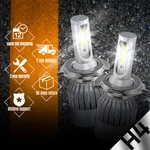 H4 9003 HB2 488W 48800LM Cree Led Conversion Headlight Kit Hi/low Beam 6000K. Fixed Price $18.38.