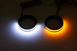 Custom Dynamics WA-37-AW-BS Led Wrap-around Turn Signals 37MM Black. Fixed Price $249.95.