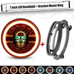7" Led Headlight&bracket Mount Holder For Harley-davidson Touring Road King. Fixed Price $59.97.